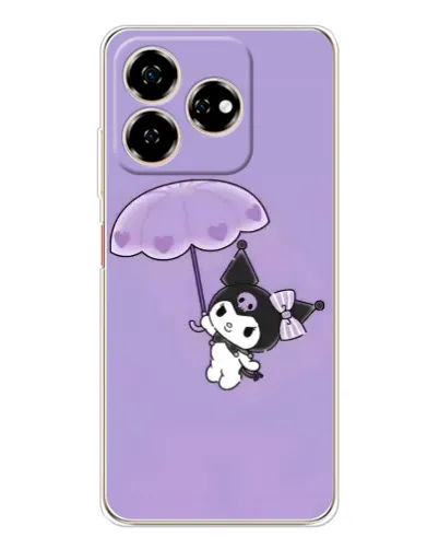 Чехол для ZTE Nubia V60 с картинкой «Kuromi с зонтиком» Чехол для ZTE Nubia V60 с картинкой «Kuromi с зонтиком»