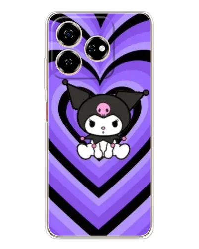 Чехол для ZTE Nubia V60 с картинкой «Kuromi и фиолетовые сердца» Чехол для ZTE Nubia V60 с картинкой «Kuromi и фиолетовые сердца»