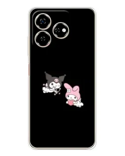 Чехол для ZTE Nubia V60 с картинкой «My Melody и Kuromi» Чехол для ZTE Nubia V60 с картинкой «My Melody и Kuromi»
