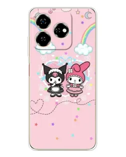 Чехол для ZTE Nubia V60 с картинкой «My Melody и Kuromi» Чехол для ZTE Nubia V60 с картинкой «My Melody и Kuromi»