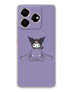 Чехол для ZTE Nubia V60 с картинкой «Kuromi на лиловом фоне» Чехол для ZTE Nubia V60 с картинкой «Kuromi на лиловом фоне»