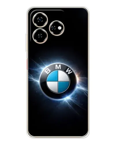 Чехол для ZTE Nubia V60 с картинкой «BMW — неоновое сияние»