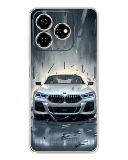 Чехол для ZTE Nubia V60 с картинкой «BMW в свете фар» Чехол для ZTE Nubia V60 с картинкой «BMW в свете фар»