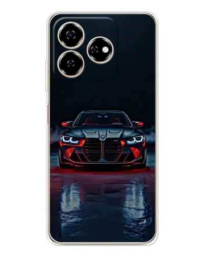 Чехол для ZTE Nubia V60 с картинкой «BMW на мокрой дороге»