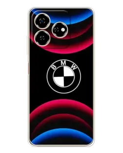 Чехол для ZTE Nubia V60 с картинкой «Логотип BMW и неоновые дуги» Чехол для ZTE Nubia V60 с картинкой «Логотип BMW и неоновые дуги»