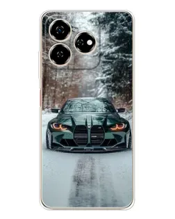 Чехол для ZTE Nubia V60 с картинкой «BMW в зимнем лесу» Чехол для ZTE Nubia V60 с картинкой «BMW в зимнем лесу»