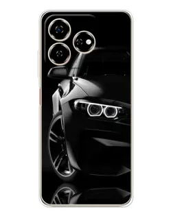 Чехол для ZTE Nubia V60 с картинкой «Черная BMW — профиль» Чехол для ZTE Nubia V60 с картинкой «Черная BMW — профиль»