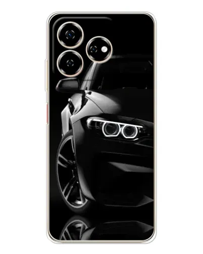 Чехол для ZTE Nubia V60 с картинкой «Черная BMW — профиль» Чехол для ZTE Nubia V60 с картинкой «Черная BMW — профиль»