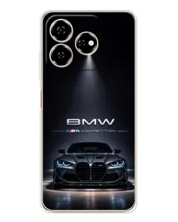 Чехол для ZTE Nubia V60 с картинкой «BMW сквозь ночной город» Чехол для ZTE Nubia V60 с картинкой «BMW сквозь ночной город»