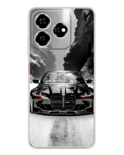 Чехол для ZTE Nubia V60 с картинкой «BMW — акварельный дрифт» Чехол для ZTE Nubia V60 с картинкой «BMW — акварельный дрифт»