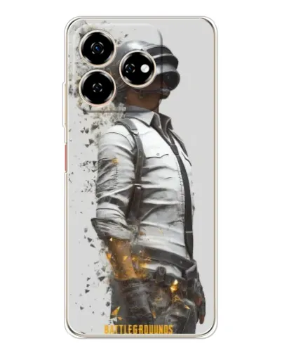 Чехол для ZTE Nubia V60 с картинкой «PUBG — боец в пыли» Чехол для ZTE Nubia V60 с картинкой «PUBG — боец в пыли»