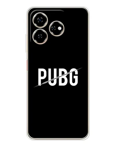 Чехол для ZTE Nubia V60 с картинкой «PUBG — белый логотип» Чехол для ZTE Nubia V60 с картинкой «PUBG — белый логотип»