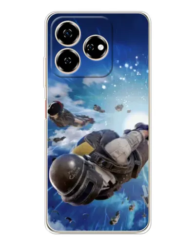 Чехол для ZTE Nubia V60 с картинкой «Десант PUBG — прыжок» Чехол для ZTE Nubia V60 с картинкой «Десант PUBG — прыжок»