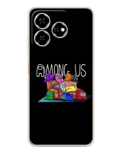 Чехол для ZTE Nubia V60 с картинкой «Логотип Among Us» Чехол для ZTE Nubia V60 с картинкой «Логотип Among Us»
