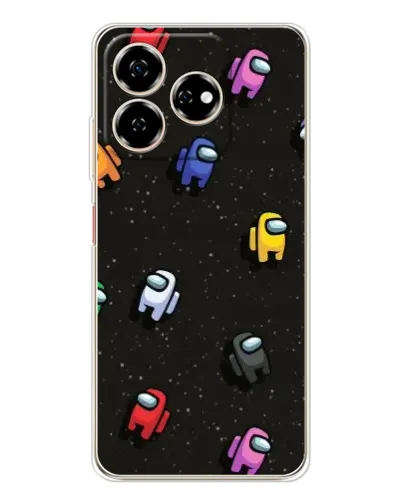 Чехол для ZTE Nubia V60 с картинкой «Космический паттерн Among Us» Чехол для ZTE Nubia V60 с картинкой «Космический паттерн Among Us»
