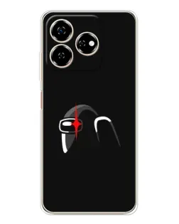 Чехол для ZTE Nubia V60 с картинкой «Among Us шлем» Чехол для ZTE Nubia V60 с картинкой «Among Us шлем»