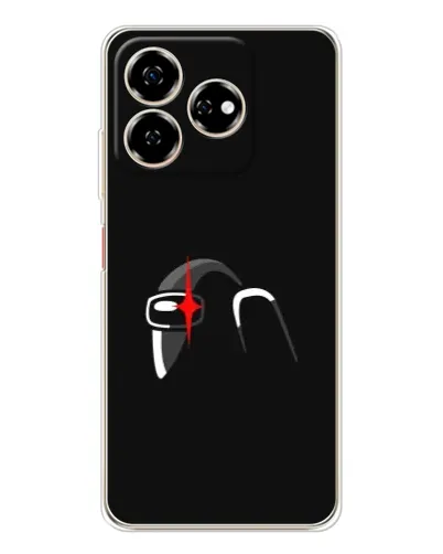 Чехол для ZTE Nubia V60 с картинкой «Among Us шлем» Чехол для ZTE Nubia V60 с картинкой «Among Us шлем»
