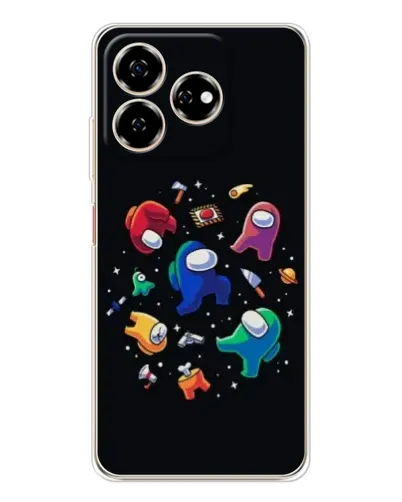 Чехол для ZTE Nubia V60 с картинкой «Among Us космос» Чехол для ZTE Nubia V60 с картинкой «Among Us космос»