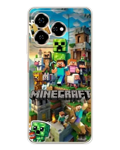Чехол для ZTE Nubia V60 с картинкой «Замок Minecraft» Чехол для ZTE Nubia V60 с картинкой «Замок Minecraft»