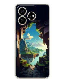 Чехол для ZTE Nubia V60 с картинкой «Вид из пещеры» Чехол для ZTE Nubia V60 с картинкой «Вид из пещеры»