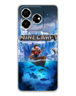 Чехол для ZTE Nubia V60 с картинкой «Minecraft ледяной мир» Чехол для ZTE Nubia V60 с картинкой «Minecraft ледяной мир»