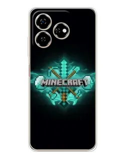 Чехол для ZTE Nubia V60 с картинкой «Minecraft Diamond лого» Чехол для ZTE Nubia V60 с картинкой «Minecraft Diamond лого»