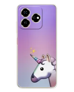 Чехол для ZTE Nubia V60 с картинкой «Единорог градиент»