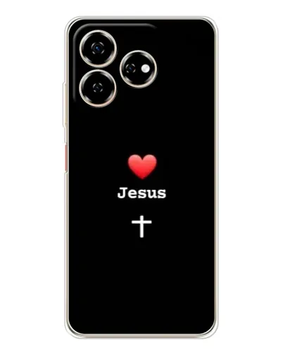Чехол для ZTE Nubia V60 с картинкой «Сердце - Jesus» Чехол для ZTE Nubia V60 с картинкой «Сердце - Jesus»
