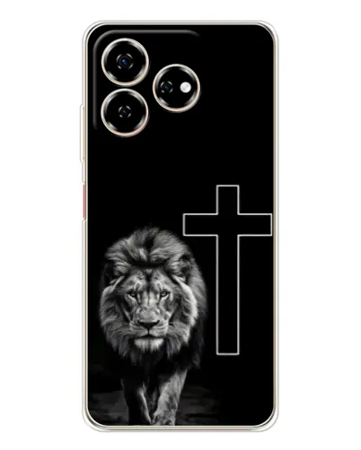 Чехол для ZTE Nubia V60 с картинкой «Лев и Крест» Чехол для ZTE Nubia V60 с картинкой «Лев и Крест»