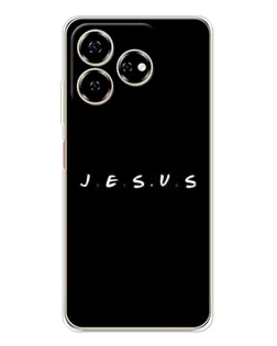 Чехол для ZTE Nubia V60 с картинкой «Точки веры J.E.S.U.S.»