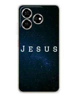 Чехол для ZTE Nubia V60 с картинкой «Звездное небо Jesus»
