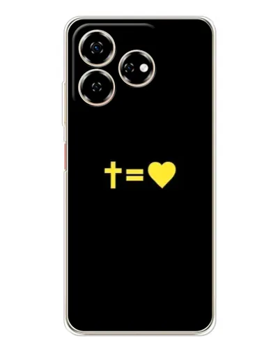 Чехол для ZTE Nubia V60 с картинкой «Сердце и Крест» Чехол для ZTE Nubia V60 с картинкой «Сердце и Крест»