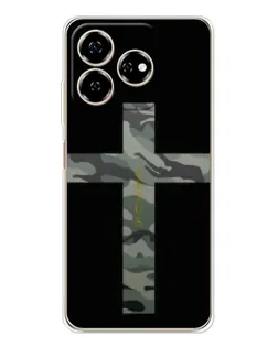 Чехол для ZTE Nubia V60 с картинкой «Милитари Крест»