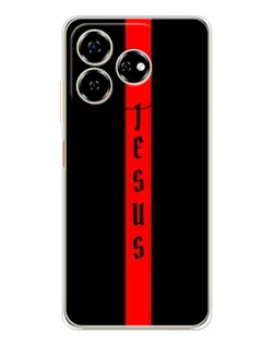 Чехол для ZTE Nubia V60 с картинкой «Красная линия веры»