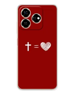 Чехол для ZTE Nubia V60 с картинкой «Уравнение любви» Чехол для ZTE Nubia V60 с картинкой «Уравнение любви»