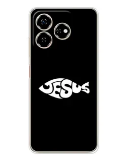 Чехол для ZTE Nubia V60 с картинкой «Рыба Jesus» Чехол для ZTE Nubia V60 с картинкой «Рыба Jesus»