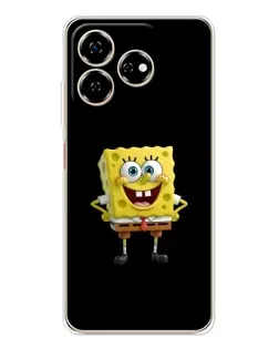 Чехол для ZTE Nubia V60 с картинкой «Классический Губка Боб»