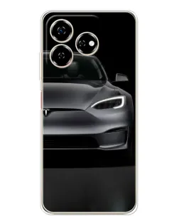 Чехол для ZTE Nubia V60 с картинкой «Tesla Model S Look»