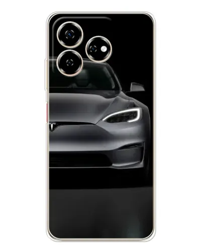 Чехол для ZTE Nubia V60 с картинкой «Tesla Model S Look»