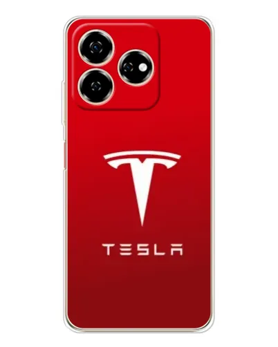 Чехол для ZTE Nubia V60 с картинкой «Tesla Red Classic»