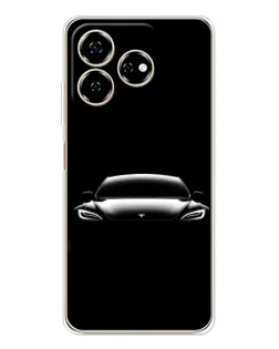 Чехол для ZTE Nubia V60 с картинкой «Фары Tesla Night»