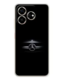 Чехол для ZTE Nubia V60 с картинкой «Mercedes — абстрактные линии»
