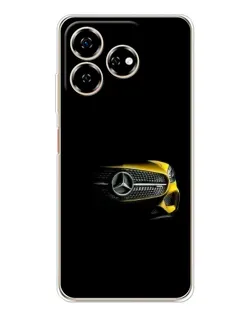 Чехол для ZTE Nubia V60 с картинкой «Mercedes — ретро стиль»