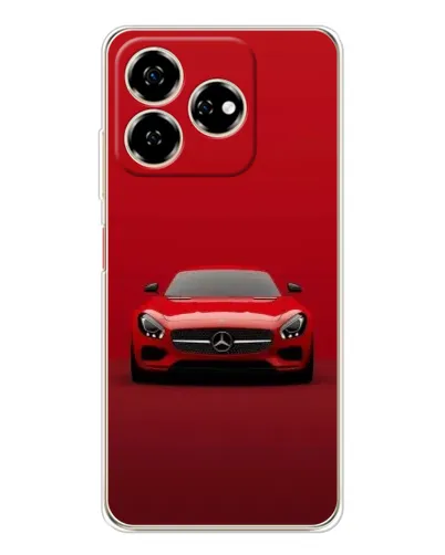Чехол для ZTE Nubia V60 с картинкой «Красный Mercedes AMG»