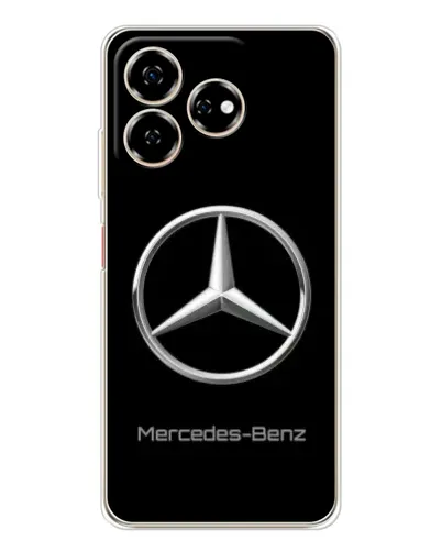 Чехол для ZTE Nubia V60 с картинкой «Mercedes Silver Logo»
