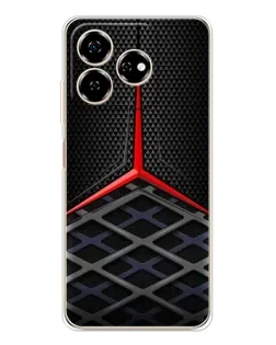Чехол для ZTE Nubia V60 с картинкой «Mercedes Carbon Grid»