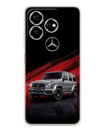 Чехол для ZTE Nubia V60 с картинкой «Mercedes G-Class красный»