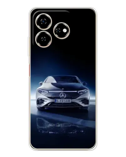 Чехол для ZTE Nubia V60 с картинкой «Ночной Mercedes EQ»