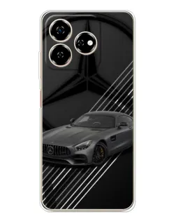 Чехол для ZTE Nubia V60 с картинкой «Mercedes AMG — графика»