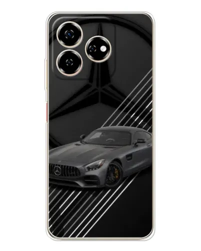 Чехол для ZTE Nubia V60 с картинкой «Mercedes AMG — графика»
